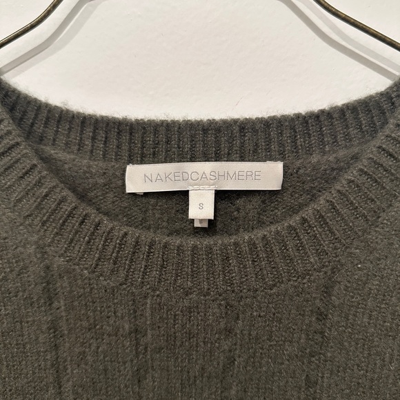 NakedCashmere Liv Sweater Dress Size S Olive Green - Picture 4 of 6